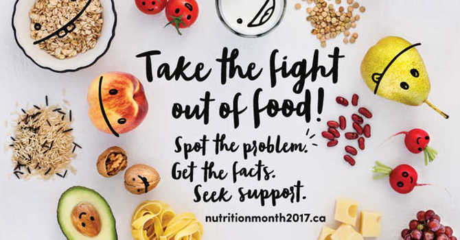 TAKE THE FIGHT OUT OF FOOD – BY OUR DIETITIAN NOONY
